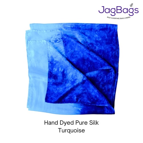 JagBag Long Silk Scarf - Turquoise